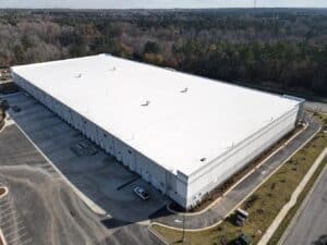 scheduled commercial roof inspection