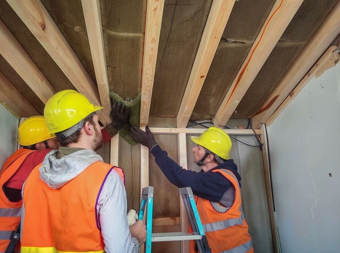 inside flat roof