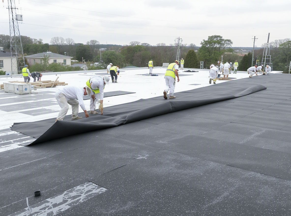 commercial felt roof